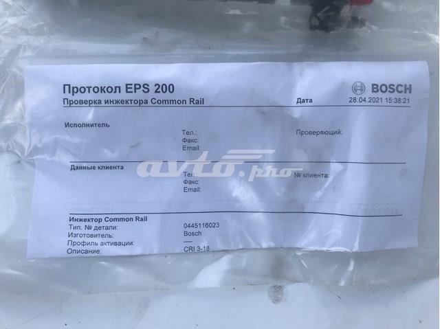 BOSCH 0445116023 Форсунка впрыска топлива в наличии Кривой Рог