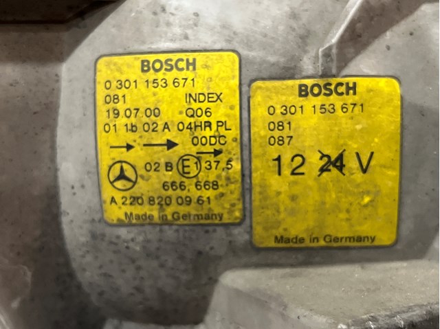 MERCEDES A2208200961 Левая фара в наличии Харьков