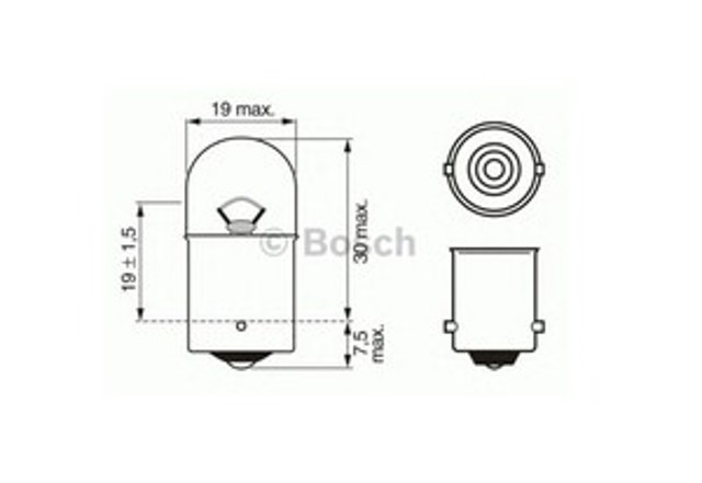 Лампа автомобильная 004007100000 MAGNETI MARELLI