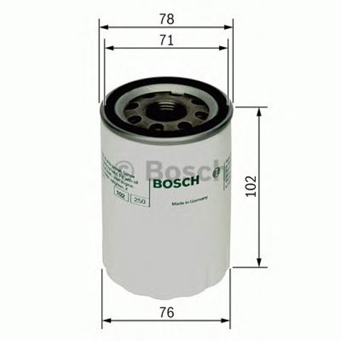 Фильтр масла 0451103109 BOSCH