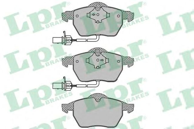 Передние тормозные колодки 05P1119 LPR