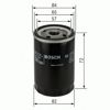 Фильтр масляный грубой очистки (полнопоточный) 0986452019 BOSCH