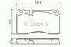 Колодки передние 0986494207 BOSCH