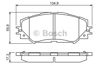 Колодки тормозные 0986494240 BOSCH