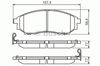 Колодки тормозные передние дисковые 0986494295 BOSCH