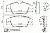Колодки тормозные 0986494372 BOSCH