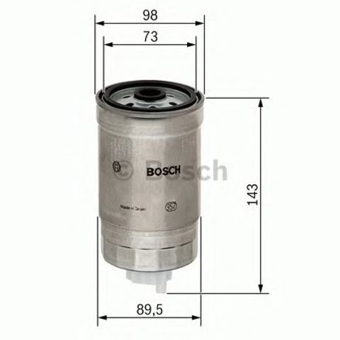 BOSCH 1457434459 Топливный фильтр в наличии Ирпень