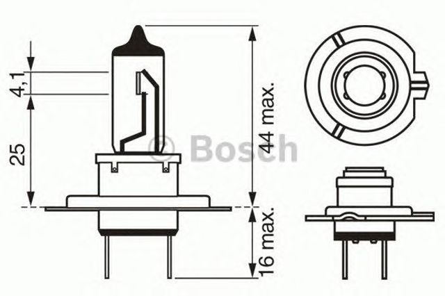 BOSCH 1987302071 Лампочка галогенная в наличии Львов