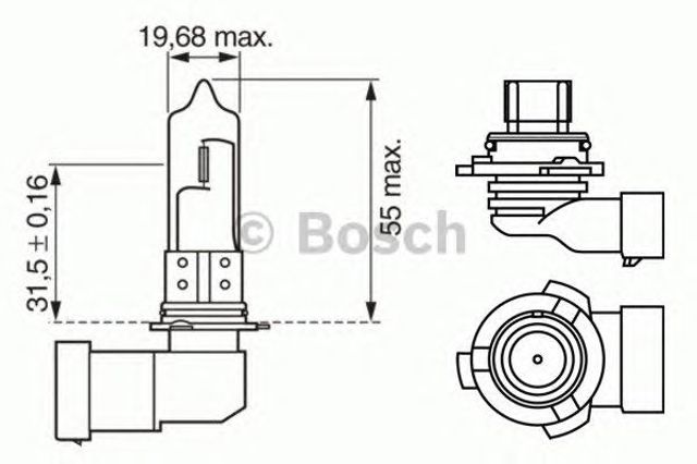 1987302153 BOSCH Лампочка галогенная купить в Николаев