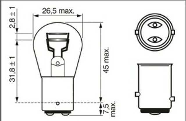 BOSCH 1987302814 Лампочка в наличии Хмельницкий