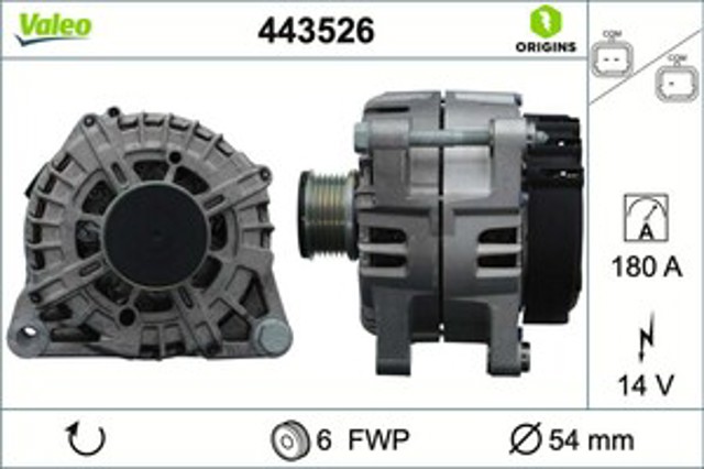 443526 VALEO Генератор купить в Чернигов