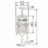 Топливный фильтр F026403006 BOSCH