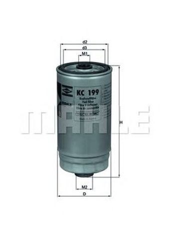KC199 MAHLE Топливный фильтр купить в Хмельницкий