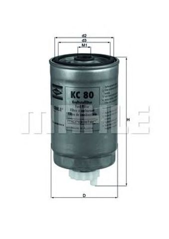 KC80 Фильтр топливный купить Полтава