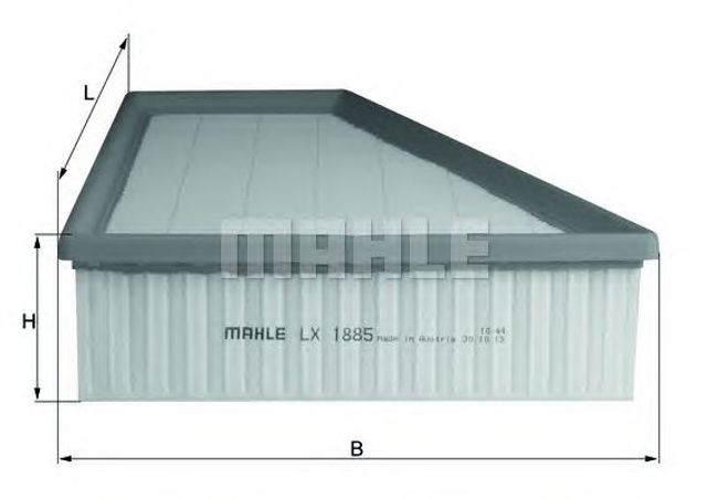 MAHLE LX1885 Воздушный фильтр в наличии Хмельницкий