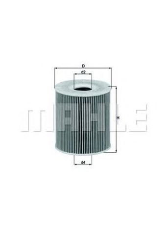 MAHLE OX156D Масляный фильтр в наличии Ровно