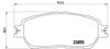 Передние тормозные колодки P83105 BREMBO