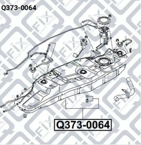 Бензобак Q3730064 Q-FIX