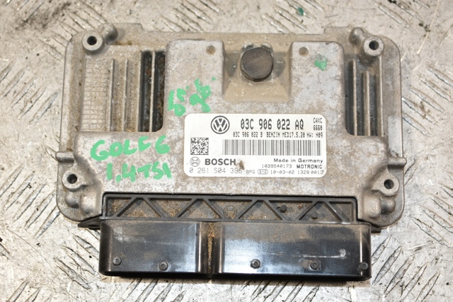 Электронный блок управления двигателем 03C906022AQ VAG