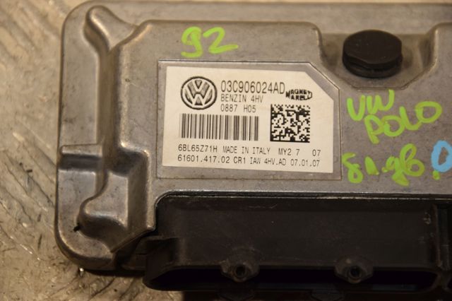 VAG 03C906024AD Блок управления двигателем в наличии Хмельницкий