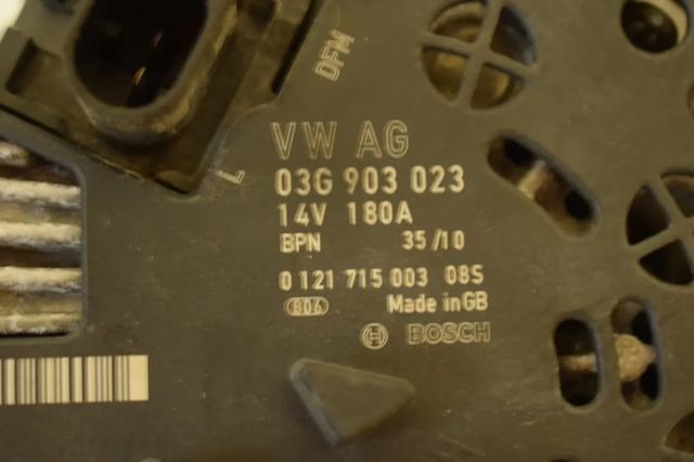 Генератор автомобильный 03G903023 VAG