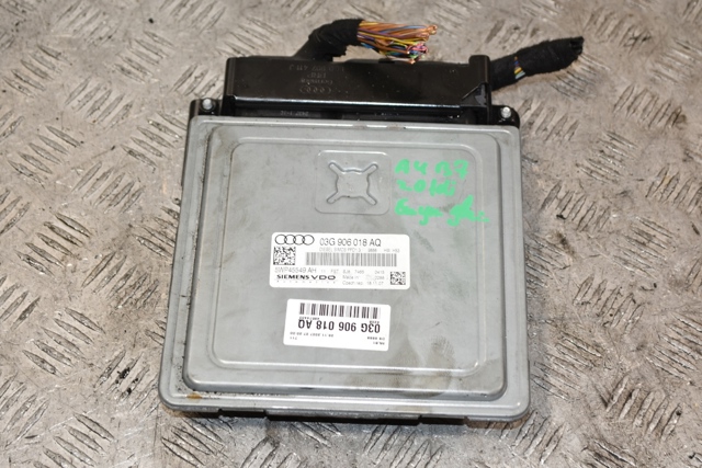 Электронный блок управления двигателем 03G906018AQ VAG