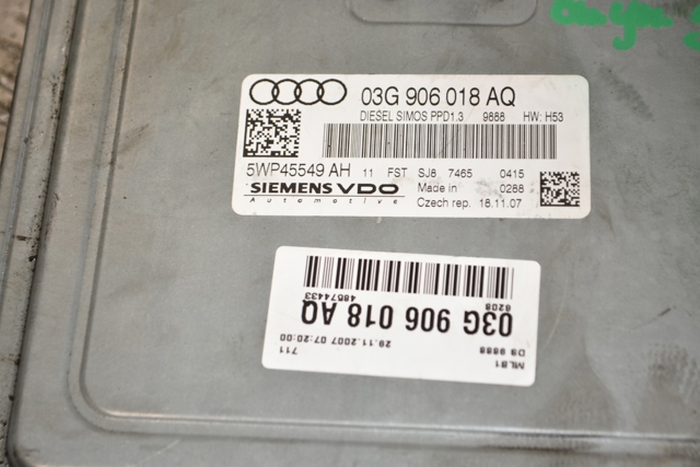 03G906018AQ Блок управления двигателем купить Павлоград