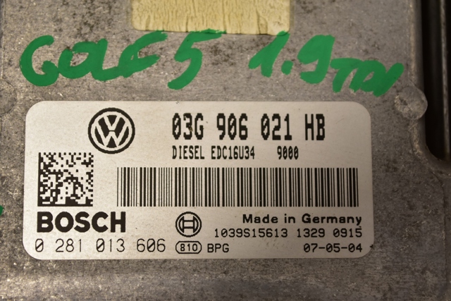 VAG 03G906021HB Блок управления двигателем в наличии Каменское