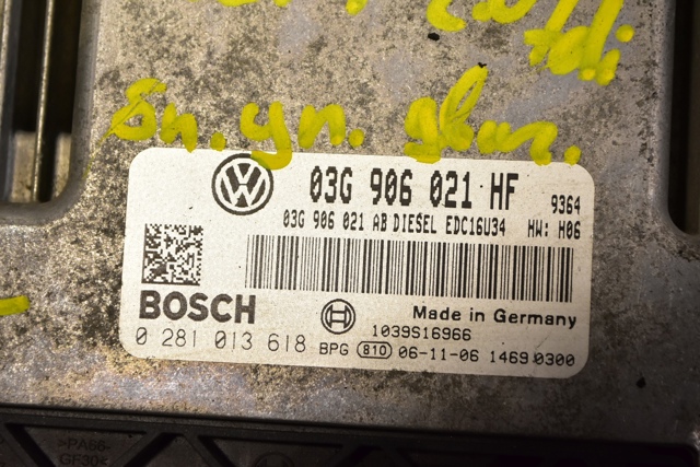 03G906021HF VAG Модуль управления (ЭБУ) двигателем купить в Ровно