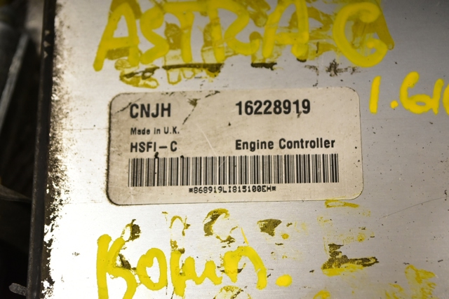 OPEL 16228919 Блок управления двигателем в наличии Львов