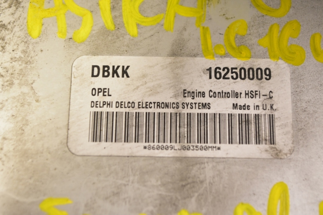 OPEL 16250009 в наличии Кривой Рог