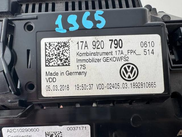 17A920790 Панель приборов купить Львов