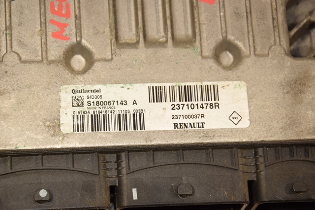 237101478R RENAULT Модуль управления (ЭБУ) двигателем купить в Ровно