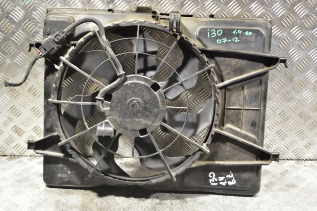 253802R050 HYUNDAI Диффузор радиатора кондиционера, в сборе с крыльчаткой и мотором купить в Одесса