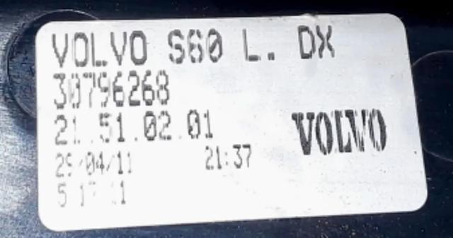 VOLVO 30796268 Фонарь задний правый внешний в наличии Днепр