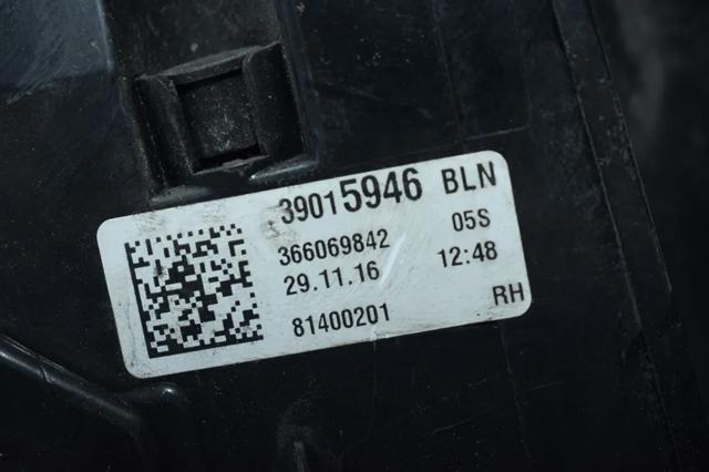 OPEL 39015946 Фонарь задний правый внешний в наличии Ирпень