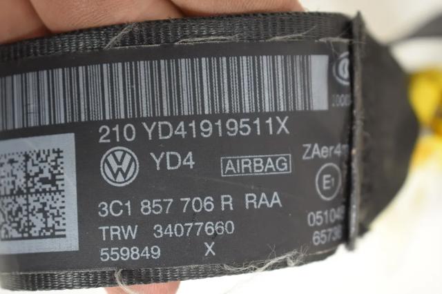 VAG 3C1857706R Ремень безопасности передний правый в наличии Полтава