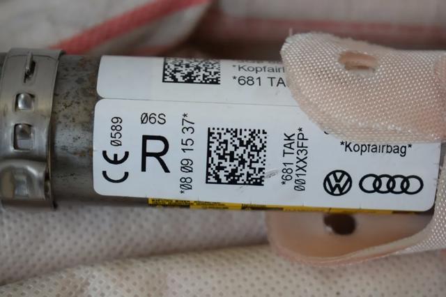 3G0880742D Подушка безопасности (AIRBAG) шторка боковая правая купить Сумы
