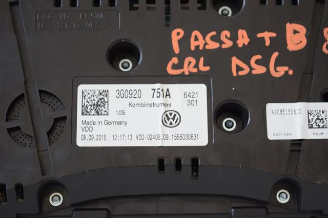 3G0920751A VAG Приборная доска (щиток приборов) купить в Черновцы