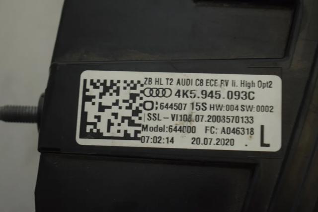 VAG 4K5945093C Фонарь задний левый внутренний в наличии Харьков