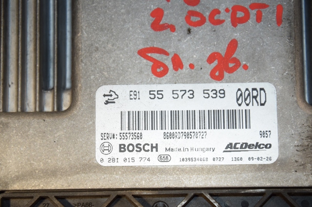 55573539 OPEL Модуль управления (ЭБУ) двигателем купить в Житомир