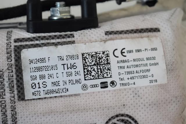 5G0880241C VAG Подушка безопасности (AIRBAG) спинки сиденья левого купить в Украина