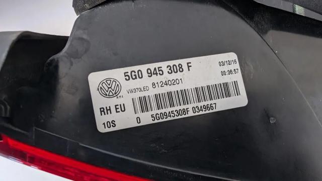 5G0945308F Фонарь задний правый внутренний купить Черкассы