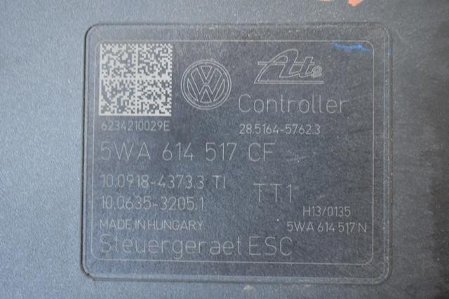 Гидроблок АБС 5WA614517CF VAG