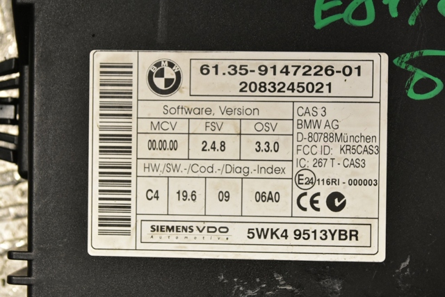 BMW 61359147226 Блок комфорта в наличии Винница