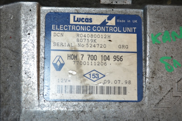 RENAULT 7700104956 Блок управления двигателем в наличии Одесса