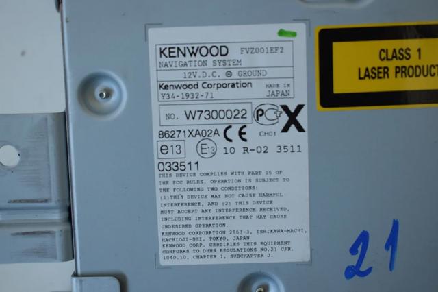 SUBARU 86271XA02A в наличии Чернигов