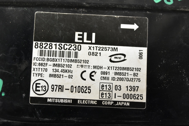 SUBARU 88281SC230 Блок комфорта в наличии Днепр