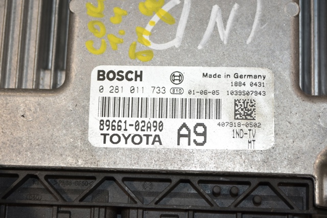 TOYOTA 8966102A90 Блок управления двигателем в наличии Полтава