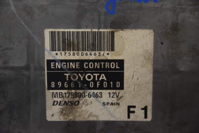 896610F010 TOYOTA Блок управления двигателем купить в Полтава